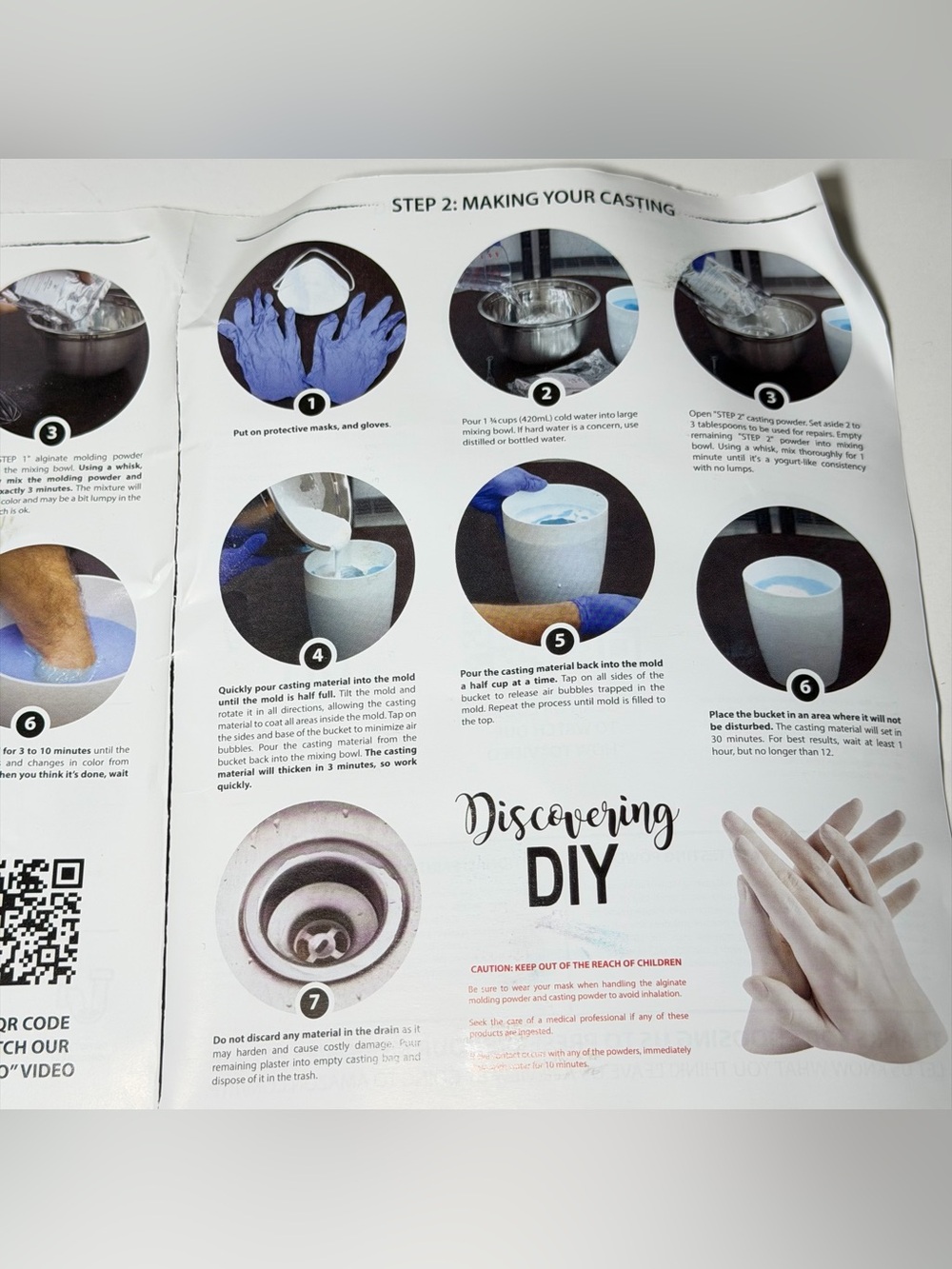 Hand Casting Kit - Hand Mold Kit - Picture 10 of 10